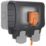 British General Storm IP66 13A 2-Gang Weatherproof Outdoor Unswitched Socket
