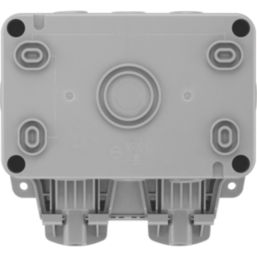 British General Storm IP66 13A 2-Gang Weatherproof Outdoor Unswitched Socket