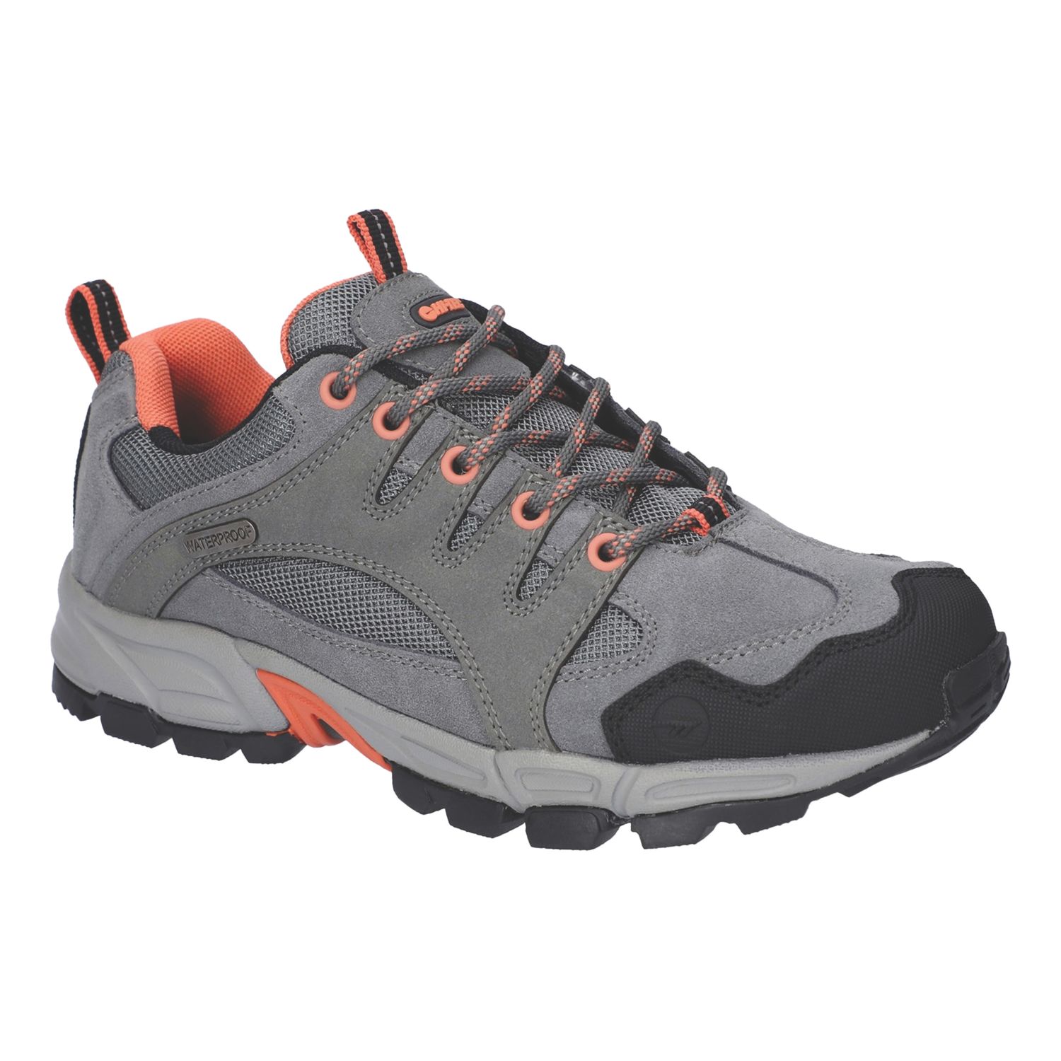 Hi-Tec Auckland Lite Size 8 Womens Grey Waterproof Non Safety Trainers (913YG)