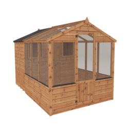 Mercia Traditional 6' x 10' (Nominal) Timber Greenhouse & Shed