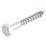 Easydrive  Hex Bolt Thread Cutting Coach Screws 10mm x 70mm 10 Pack