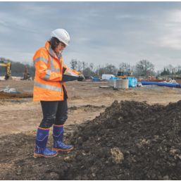 Muck Boots Grit S5 Size 7 Womens Blue  Safety Wellies