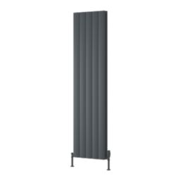 Reina Loco Double 1800mm x 470mm 5130BTU Anthracite Vertical Designer Radiator