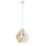 Eglo Carlton 1 Pendant Light White & Honey Gold