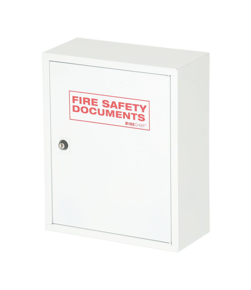 Firechief Key Lock Fire Document 300mm x 140mm x 370mm White
