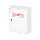 Firechief  Key Lock Fire Document Cabinet 300mm x 140mm x 370mm White
