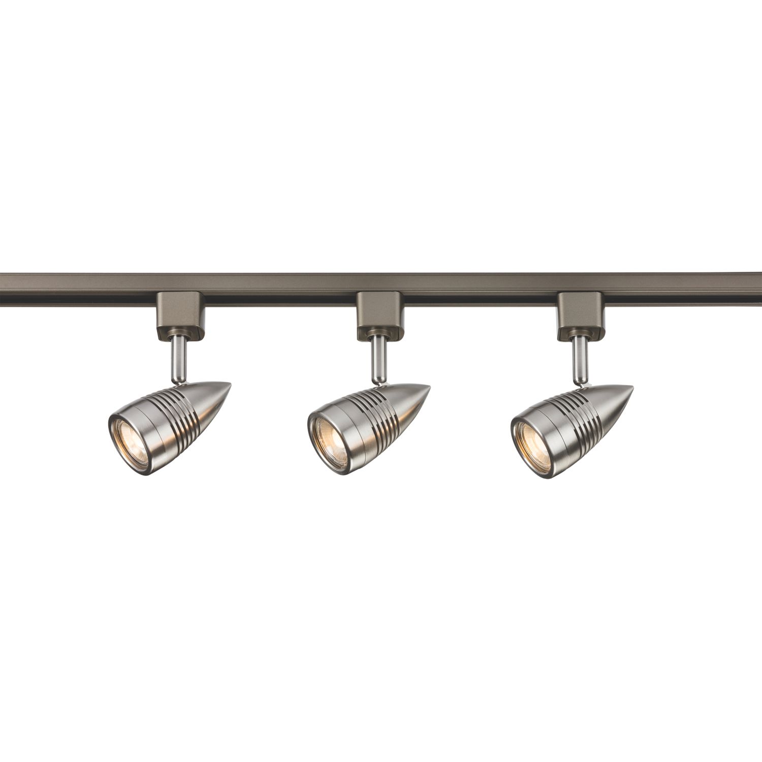 Knightsbridge 1-Circuit Track Lighting Kit 1m Brushed Chrome (914GA)