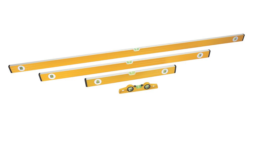 Essentials Aluminium Level Set 4 Pieces