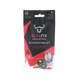 Bullfix SOL-TV-U4 Universal Plasterboard Fixings 24mm x 44mm 4 Pack