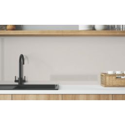 Wilsonart  Malibu Grey/Storm Blue Mid-Rise Splashback 3050mm x 600mm x 4mm