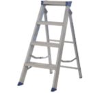 Werner Aluminium 0.85m 4 Step Swingback A Frame Step Ladder