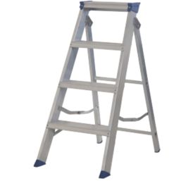 Werner Aluminium 0.85m 4 Step Swingback A Frame Step Ladder