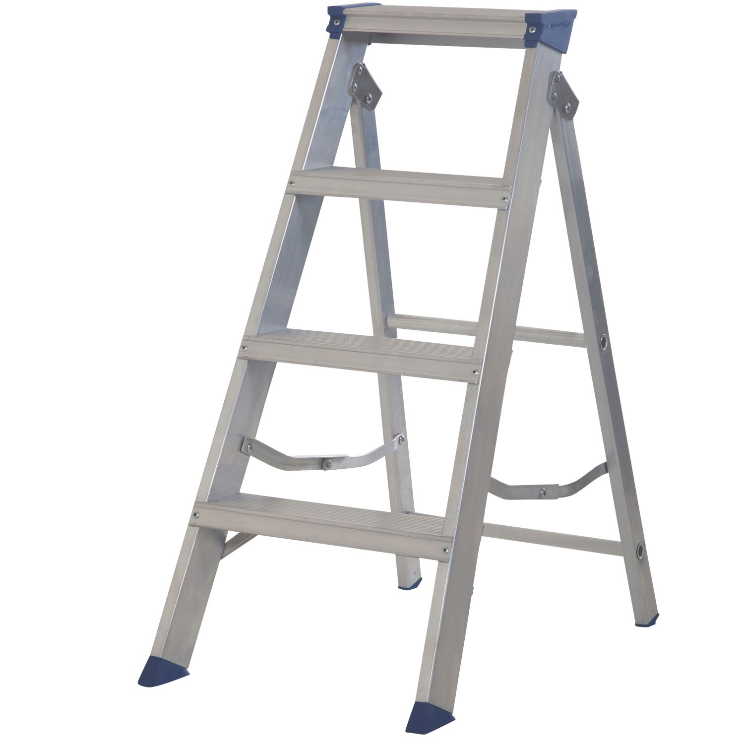 Werner Aluminium 0.85m 4 Step Swingback A Frame Step Ladder (914KK)