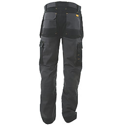 DeWalt Barstow Holster Work Trousers Charcoal Grey 40" W 29" L
