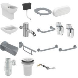 Armitage Shanks Doc M Contour 21+ LH Pack Grey 8 Piece Set
