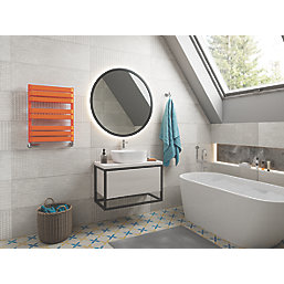 Terma Warp T Bold Designer Towel Rail 655m x 500mm Orange 1569BTU