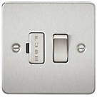 Knightsbridge  13A Switched Fused Spur  Brushed Chrome