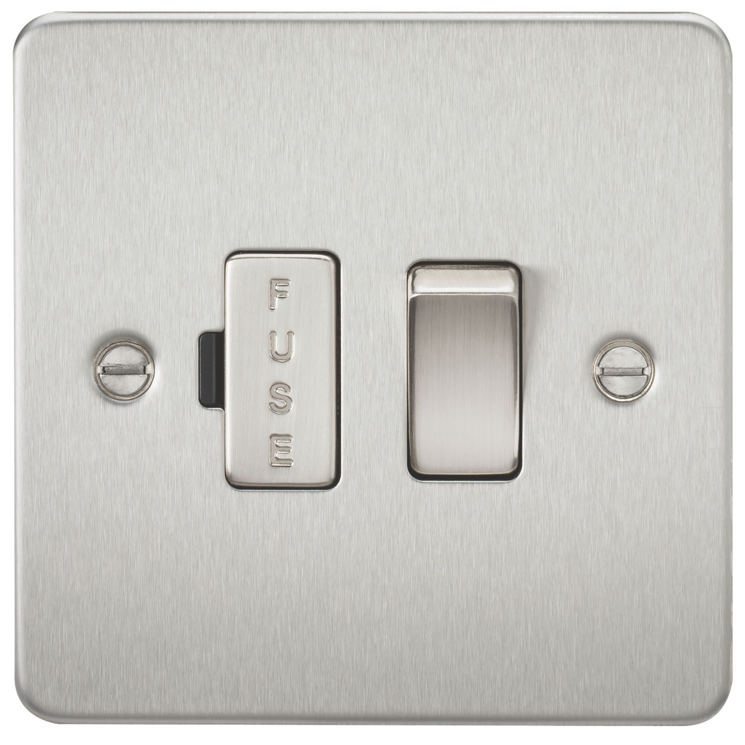 Knightsbridge 13A Switched Fused Spur Brushed Chrome (914TY)