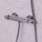 ETAL Dew Exposed Single Outlet Thermostatic Chrome Shower Valve