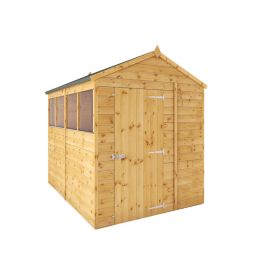 Mercia Modular 6' x 7' 6" (Nominal) Apex Shiplap T&G Timber Shed