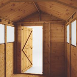 Mercia Modular 6' x 7' 6" (Nominal) Apex Shiplap T&G Timber Shed