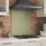 Splashback  Sage Green Self-Adhesive Kitchen Splashback 600mm x 750mm x 6mm
