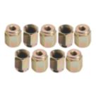 Pearl Consumables  Metric Female M10 x 1mm Brake Pipe Unions 9 Pack