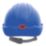JSP EVO2 Mid Peak Slip-Ratchet Vented Safety Helmet Blue