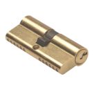 Union  6-Pin Euro Cylinder Lock 35-45 (80mm) Brass