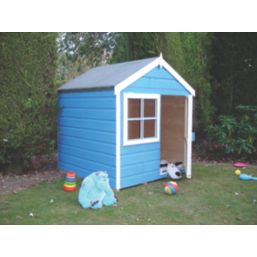 Shire Playhut 4' x 4' (Nominal) Shiplap T&G Timber Playhouse