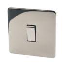 Crabtree Platinum 10AX 1-Gang 2-Way Light Switch  Black Nickel