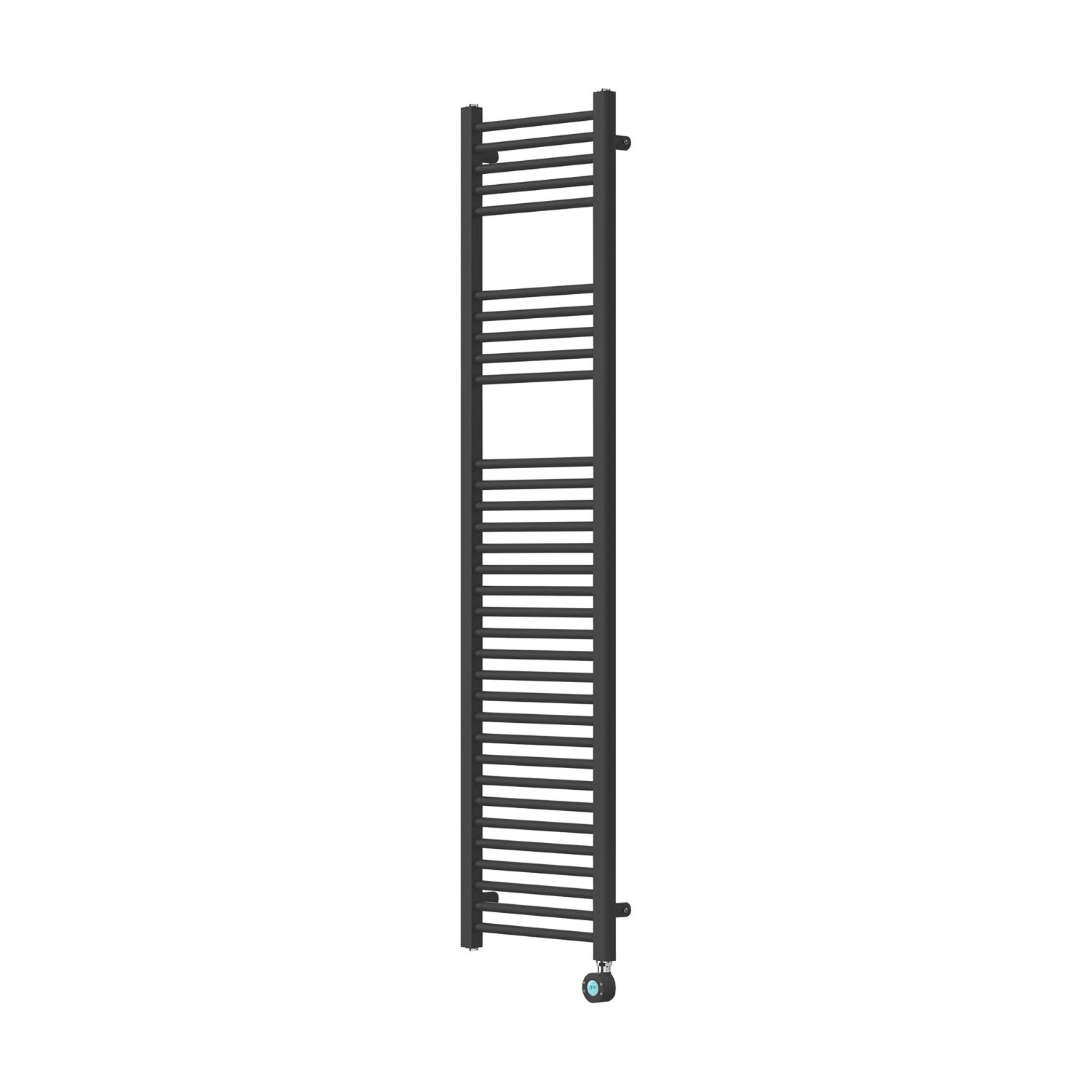Flomasta 1600mm x 400mm 1364BTU Black Flat Electric Towel Radiator (915CL)