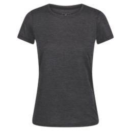 Regatta Fingal Edition Short Sleeve Womens T-Shirt Seal Grey Size 8