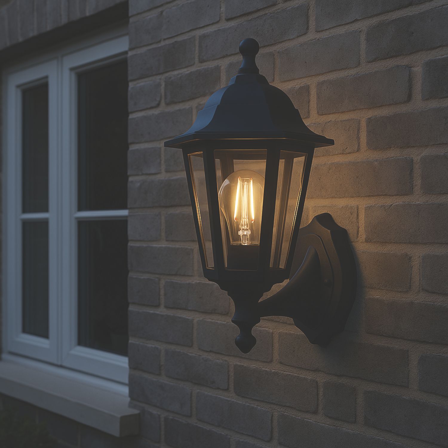 Eglo Olgiata-E Outdoor Wall Light Black (915EY)