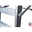 Lyte  Aluminium 7-Treads Swingback Stepladder 1.45m