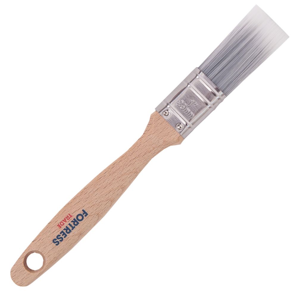Fortress Trade Flat Paint Brush 1" Screwfix