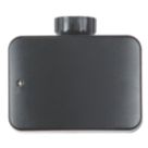 Knightsbridge  Indoor & Outdoor Black Microwave Sensor 180°