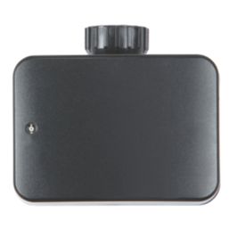 Knightsbridge  Indoor & Outdoor Black Microwave Sensor 180°