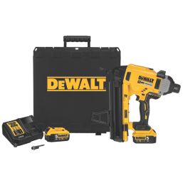 DeWalt DCN890P2-GB 57mm 18V 2 x 5.0Ah Li-Ion XR Brushless Concrete/Steel Cordless Nail Gun