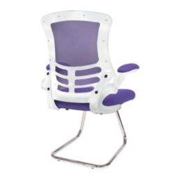 Nautilus Designs Luna Medium Back Cantilever/Visitor Chair Purple