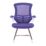 Nautilus Designs Luna Medium Back Cantilever/Visitor Chair Purple