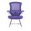 Nautilus Designs Luna Medium Back Cantilever/Visitor Chair Purple
