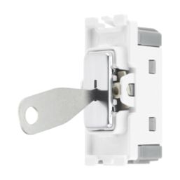 British General Nexus Metal Grid 20A Grid SP Key Switch Brushed Steel