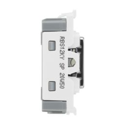 British General Nexus Metal Grid 20A Grid SP Key Switch Brushed Steel
