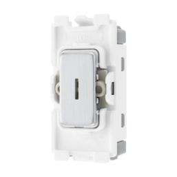 British General Nexus Metal Grid 20A Grid SP Key Switch Brushed Steel