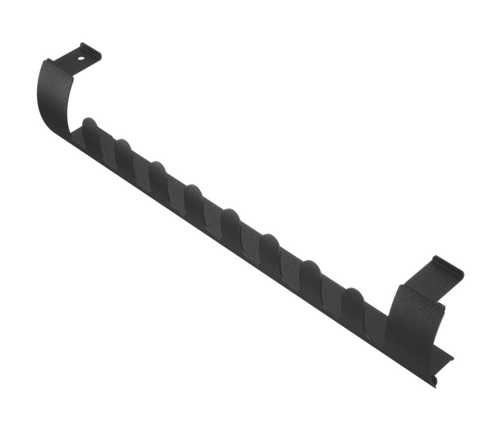 Terma Simple Towel Rail Hanger Black 510mm Screwfix