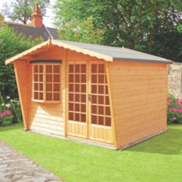 Shire Sandringham 10' x 8' (Nominal) Apex Timber Summerhouse