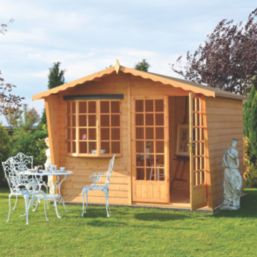 Shire Sandringham 10' x 8' (Nominal) Apex Timber Summerhouse