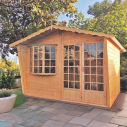 Shire Sandringham 10' x 8' (Nominal) Apex Timber Summerhouse