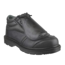 Centek FS333 Size 7 Black Steel Toe Cap Safety Shoes Screwfix